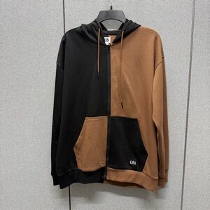 EBI Black and Brown Men's Hoodie